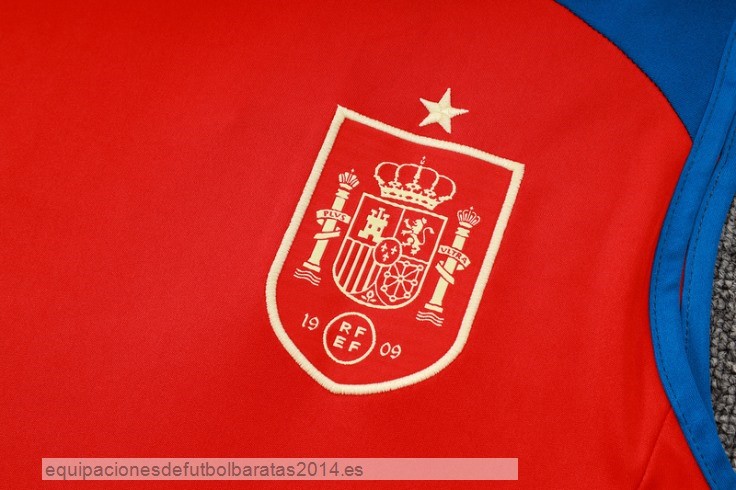 Nuevo Entrenamiento Sin Mangas Espana 2024 Rojo Azul Baratas